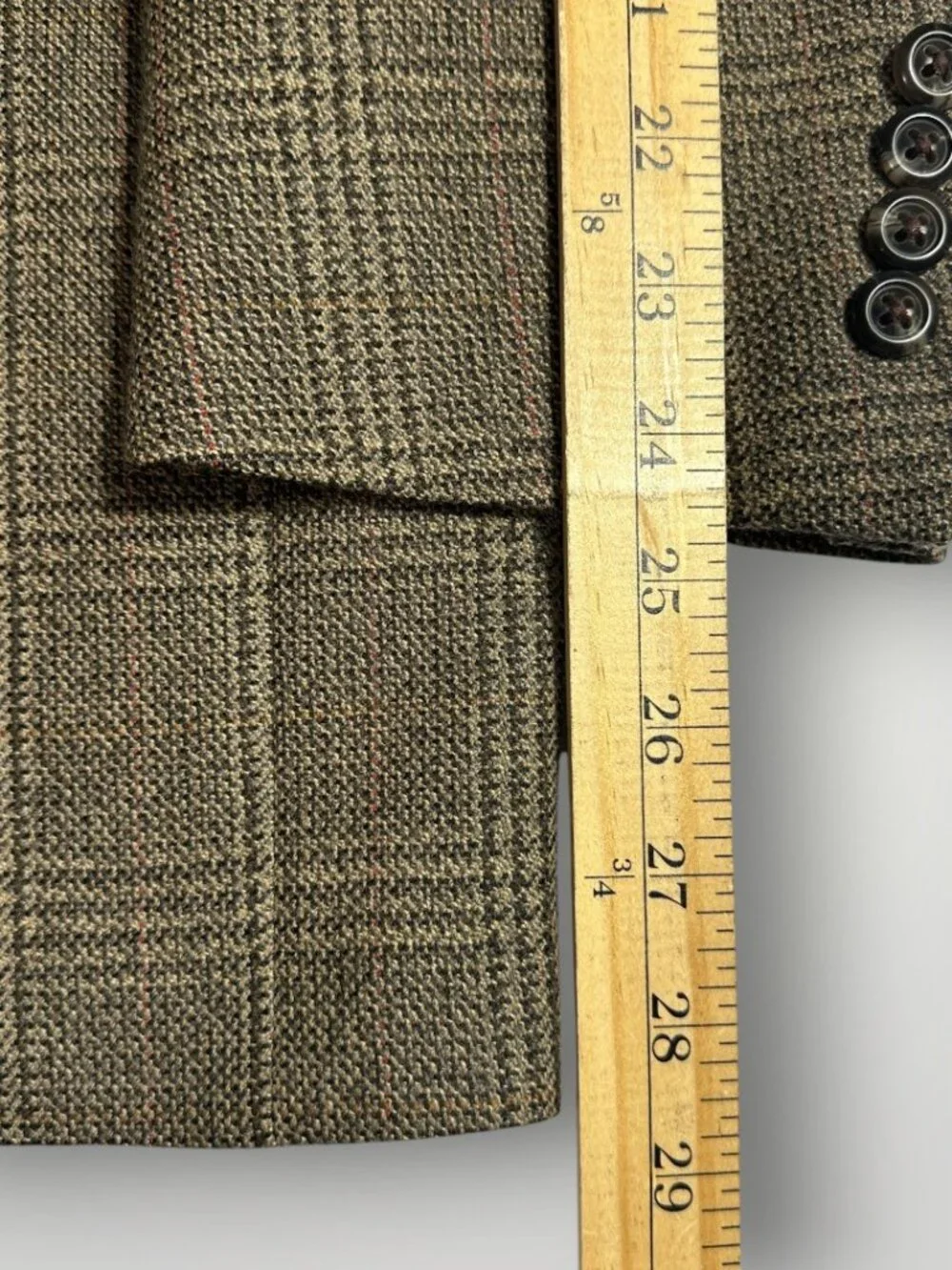 HART SHAFFNER MARX Vintage Mens Blazer Sport Coat 2 Button Suit Jacket Wool 42R